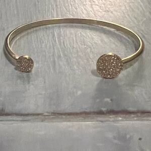 Stella & Dot Pave Cuff Gold Bracelet
